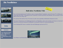 Tablet Screenshot of nordlichter.org